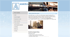 Desktop Screenshot of ankra.cz